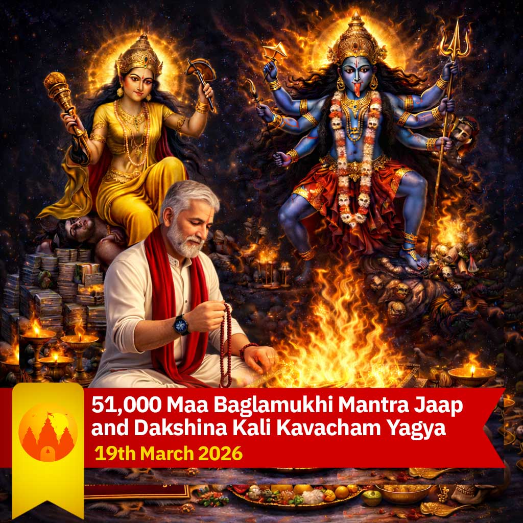 51,000 Maa Baglamukhi Mantra Jaap and Dakshina Kali Kavacham Yagya